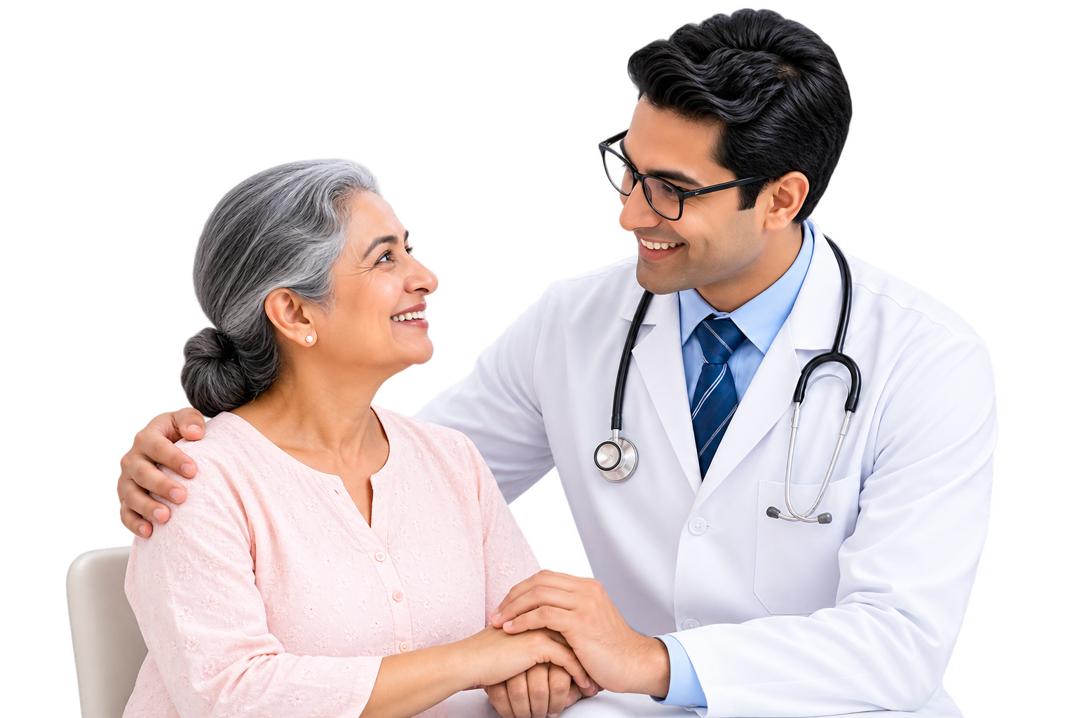 Doctor consulting patient